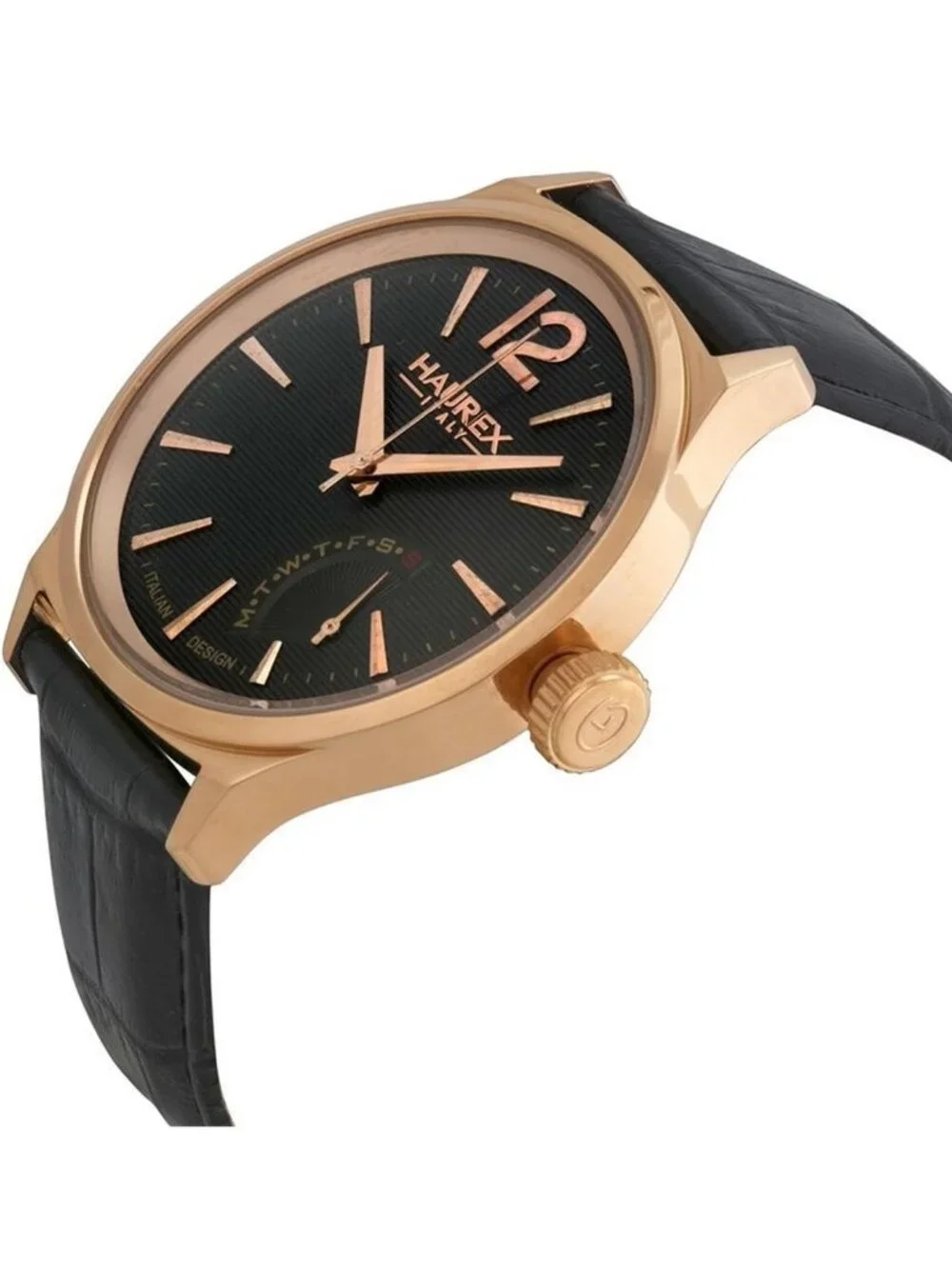 NWT Haurex Italy Grand Class Stainless Steel Men's Watch